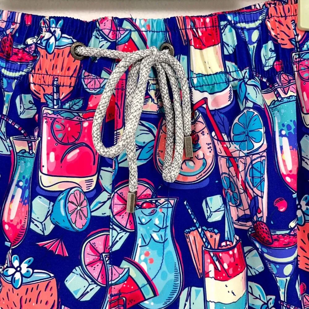 Vintage Summer‎ Premium Lined Swim Trunks Mens Size M